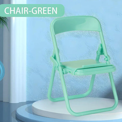 Universal Mobile Phone Accessories Foldable Chair Shape Mini Desktop Phone Holder Phone Stand.