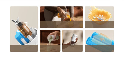 XIAOMI MIJIA Portable Blender,Makes 12 Cups Full Charge,Wireless and Portable,300ML Capacity Mixer Cup Juicer Machine,19,500rpm.