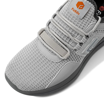 FitVille Herrenschuhe, extra breit, leicht, für geschwollene Füße, orthopädische Fußschmerzlinderung, Straßenlauf- und Wandersneaker