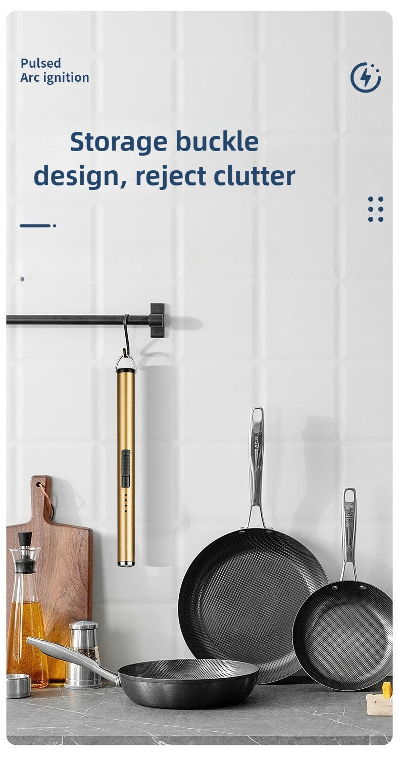 Aromatherapy Candle Extended Gas Stove Gas Electronic Charging Igniter, Household Ignition Gun Igniter Lighter.