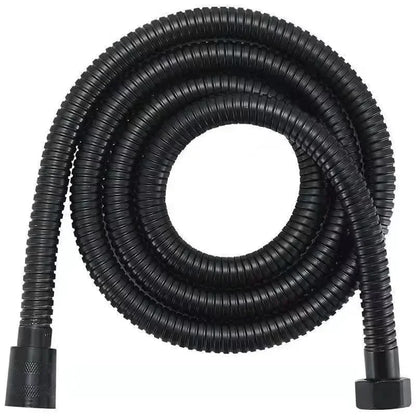 Shower Hose 1.5/2M Black/Silver Flexible Shower Hose Stainless Steel Long Bathroom Shower Pipe Extension Bathroom Accessories