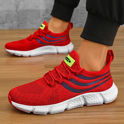 Men’s Sneakers Comfortable Breathable Platform Shoes Summer Man Running Shoes Breathable Comfortable Fashion Walking Sneakers.