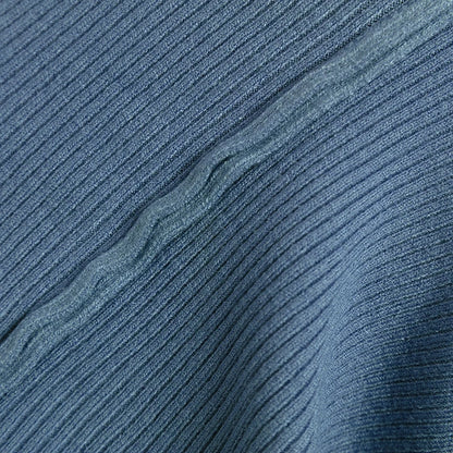 Frauen Fashion Solid Strick Pullover Vintage Langarm Zip-up Grundlegende Hälfte Rollkragenpullover Weibliche Pullover Chic Casual Tops.