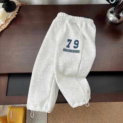 Baby Boy Sets Children's Clothes Suit Autumn Long-Sleeved Sweater Sweatpants 2Pcs New Kids Collar Half-Zip Fashion Outfits.