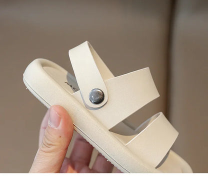 Toddlers Boys Girls Sandals Summer New Children Casual Beach Shoes Kids Fashion Sandals Anti-sliperry Soft-soled Sports Sandals