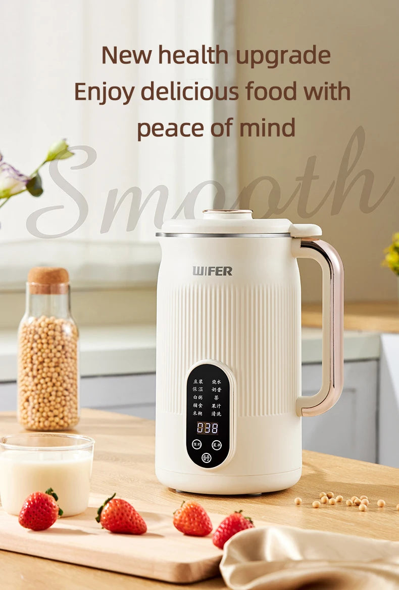 Automatic Soy Milk Machine Multifunctional Juicer Blender Home Wall Breaking Machine Soybean Milk Maker Breakfast Machine 220V.