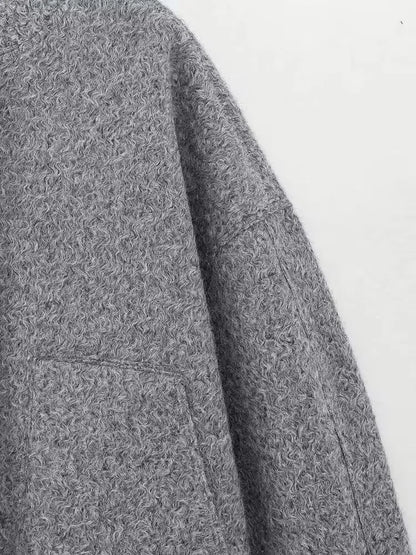 TRAFZR Damenjacken Frühling 2023, elegantes Fleece, Vintage, neue Oberbekleidung, Langarm, Harajuku, Y2k, Streetwear, Bomberjacken.