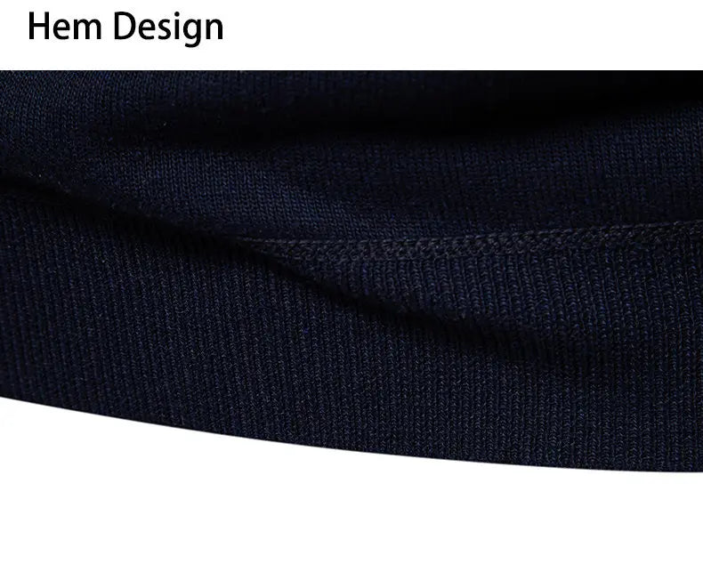 Autumn Winter Men's Half Zipper Knitted Pullovers Solid Slin Fit Casual Sweater Male Fleece Warm Stand Collar Pullover Sweaters