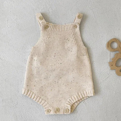 2024 neue Herbst Neugeborenen Baby Mädchen Jungen Stricken Bodys Ärmel Einfarbig Gestrickte Infant Baby Overall Baby Kleidung
