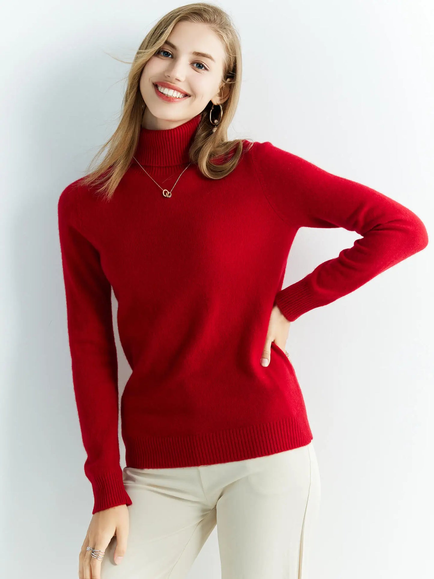 Gestrickte Pullover Kaschmir Pullover frauen 100% Merino Wolle Rollkragen Mode Pullover Winter Herbst Jumper Top Weibliche Kleidung
