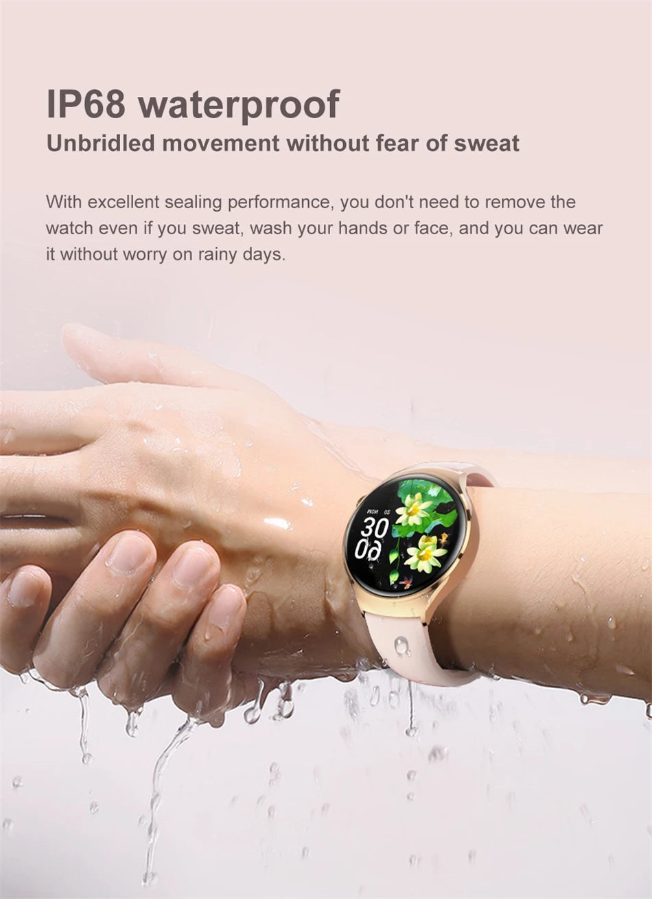 2025New GPS NFC Bluetooth Call Smartwatch Women Watch 4 mini Sports Track Heart Rate Oximetry Monitoring Health Smartwatch Woman