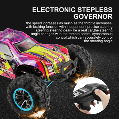 WLtoys  F21A 1:10 80KM/H RC Car 4WD 2.4G Metal Undercarriage Brushless Motor Remote Control High Speed Drift Monster Truck Toy.