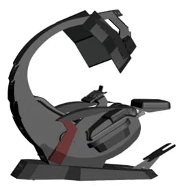 Manticore Zero Gravity Liegestuhl aus echtem Leder, Cockpit-Option, Memory-Schaum mit Massageunterstützung, mehrere Monitore