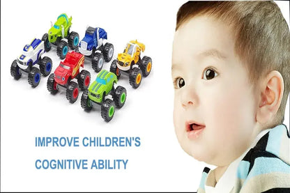 Flame and Machine Monster Car Toys Russian Crusher Truck Vehicles Figure Blaze Toy Blaze The Monster Machines Birthday Gifts.