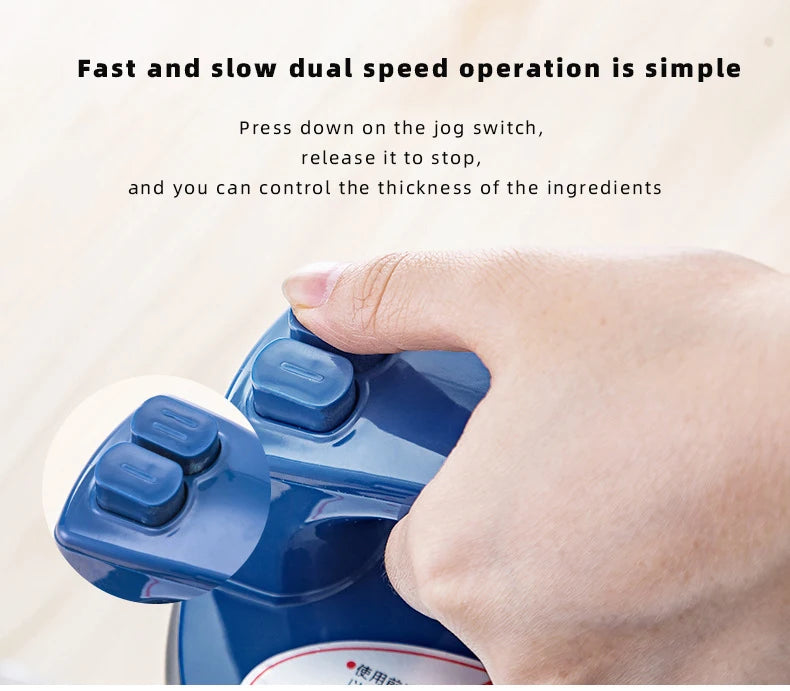 DIVEDEER Meat grinder household electric stainless steel cooking stirring garlic mince mince machine small garlic puree