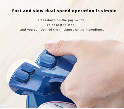 DIVEDEER Meat grinder household electric stainless steel cooking stirring garlic mince mince machine small garlic puree