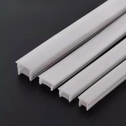 Black Flexible LED Neon Rope Lamp Silicone Tube Diffuser Recessed Channel For WS2811 WS2812B Waterproof Ribbon Neon Strip Lights.