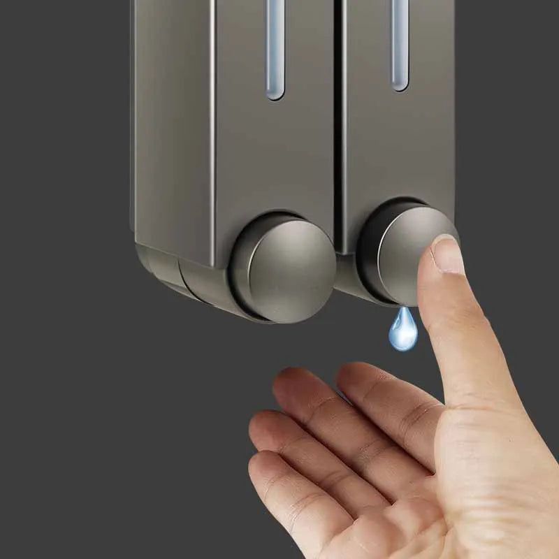 420ML Wand Badezimmer Flüssigseifenspender Waschlotion Händedesinfektionsmittel Kind Familie Hotel Küche Duschgel Spender