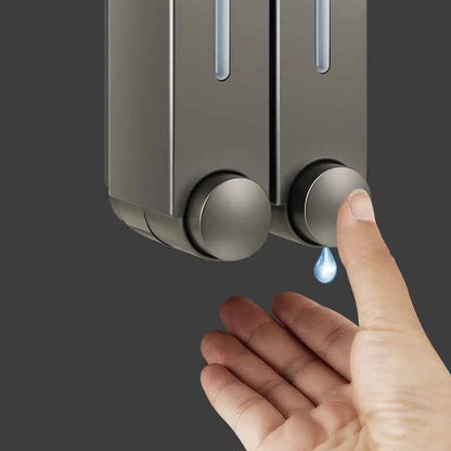 420ML Wand Badezimmer Flüssigseifenspender Waschlotion Händedesinfektionsmittel Kind Familie Hotel Küche Duschgel Spender