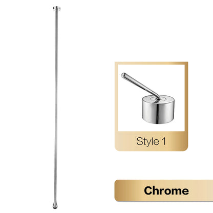 Luxuriöser Badezimmer-Wasserhahn aus gebürstetem Goldmessing im Deckendesign mit doppelter Steuerung von Hot & Cold-Waschtischarmaturen. Einfacher und anpassbarer Wasserhahn