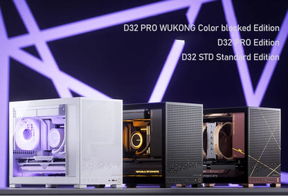 Jonsbo D32 STD/PRO MINI Desktop Case MINI-ITX MATX PC Case Support ATX/SFX Power Supply 240Water Cooling Computer Office Chassis