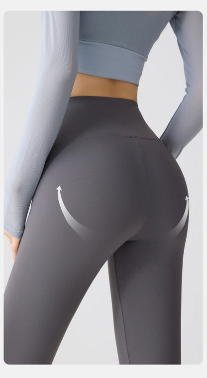 BIVIGAOS Spring Summer Multi Colored Thin Casual Fashion Sharkskin Leggings Women High Waist Tight Sport Cycling Fitness Legging.