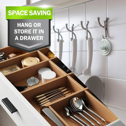 Kitchen Silicone Funnel  Foldable Funnel for Filling Water Bottle With Liquid Transfer Portable Oil Pot Funnel Kitchen Gadgets.