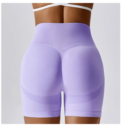 Women Shorts Seamless Sports Shorts For Women Cycling Jogging Fitness High Waist Push Up Gym Shorts Leggings Women Yoga Clothing.