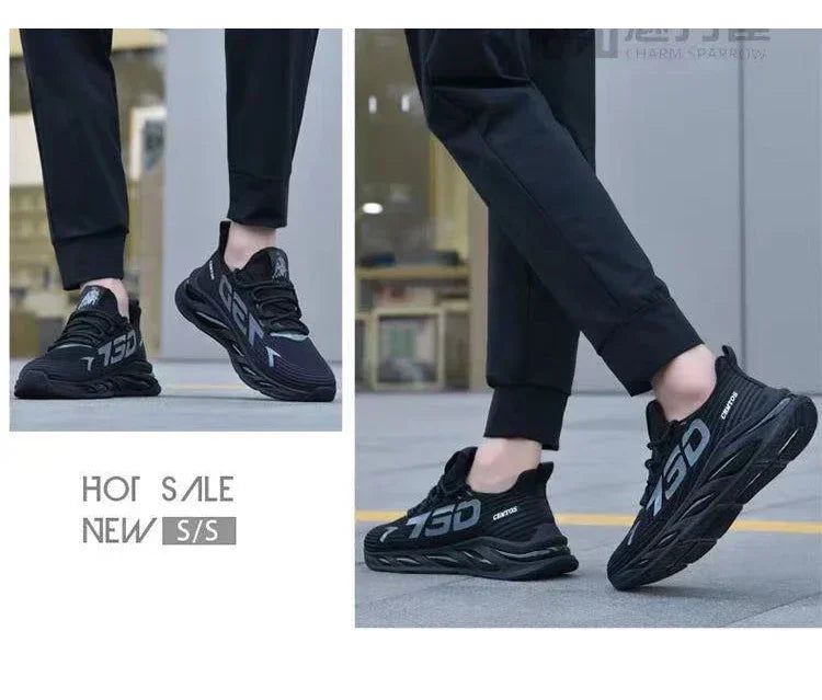 2025 Casual Sneakers for Men Slip on New Fashion Breathable Running Shoes Outdoor Gym Sports Shoes Walking Training Tennis Shoes.