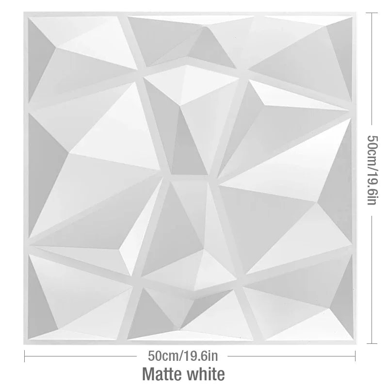 12pcs 50cm house wall renovation Stone 3D wall panel non-self-adhesive 3D wall sticker art tile wallpaper room bathroom ceiling