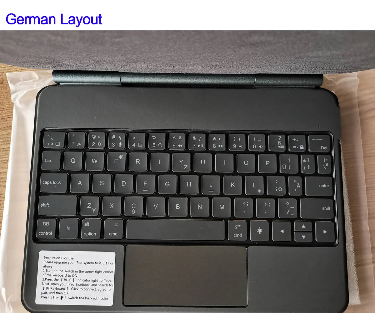 Magic Keyboard for iPad Pro 11 12.9 Air 4 Air 5 for iPad 10th Generation Pro 12.9 6th 5th 4th 3rd Gen Smart Cover Magnetic Case.