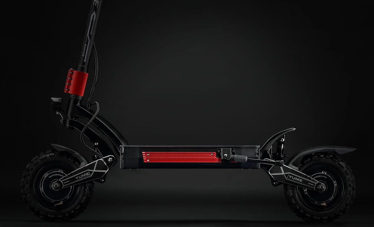 EU YUME Raptor Electric Scooter 6000W 60V-30AH  Dual Motor Adult Foldable E-Scooter.