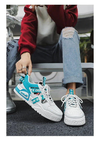 New Skateboard Mens Shoes Summer Sneakers Leather Casual Fashion Outdoor Running Sports Hiking Tennis Platform Designer Luxury.