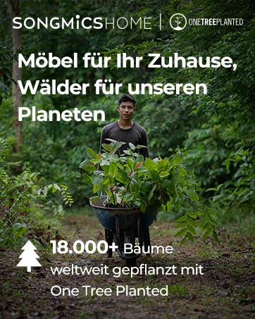 SONGMICS Bürostuhl, Schreibtischstuhl, Drehstuhl mit Netzspannung, ergonomisch, gepolsterte Lendenstütze, Wippfunktion