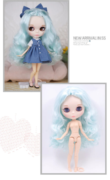 ICY DBS blyth doll 1/6 bjd toy joint body white skin shiny & matte face 30cm on sale special price toy gift anime doll.