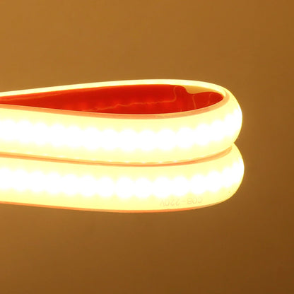 COB LED Streifen Licht Dimmer Schalter EU UK Power Kit 220V 230V 3000K 4000K 6000K 288LED Helle Flex Band Wasserdichte Lineare Beleuchtung