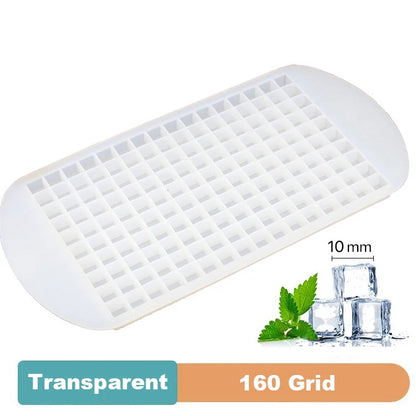 4/6/8/15/160 Grid Big Ice Tray Mold Giant Jumbo Large Food Grade Silicone Ice Cube Square Tray Mold DIY Ice Maker Ice Cube Tray.