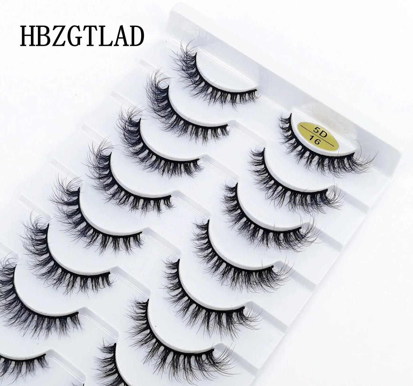 10 Pairs Lashes Fluffy Soft Russian Volumes Mink Lashes 3D Mink Eyelashes Lashes Reusable Fluffy False Lashes Russian Extensions.