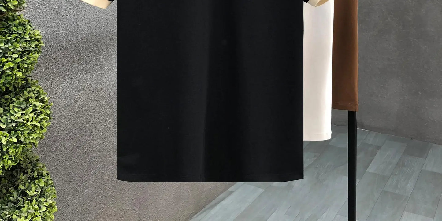 Men's Casual Polo Shirt Collared Short Sleeve Pique Cotton Breathable V-Neck Color Block Half Sleeve Summer Loose Top.