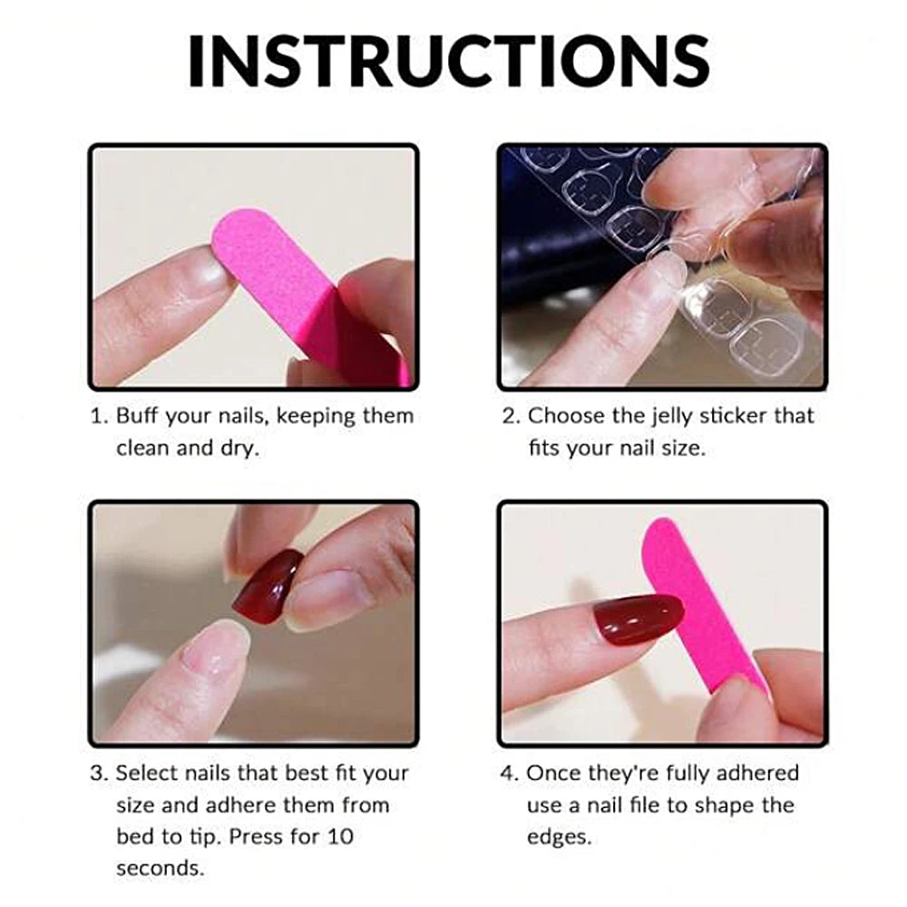 24Pcs/box Kids nails for Girl Cartoon Pattern False Nail Cute Child Fake Nails Tips Kawaii Acrylic Artificial Press on Nail+Tool.