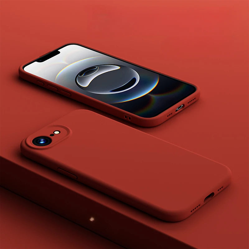 for iPhone 16E Magsafe Liquid Silicone Case Solid Colour Matte Soft Bumper Phone Cover for iPhone 16 Plus 16 Pro Max Cases.