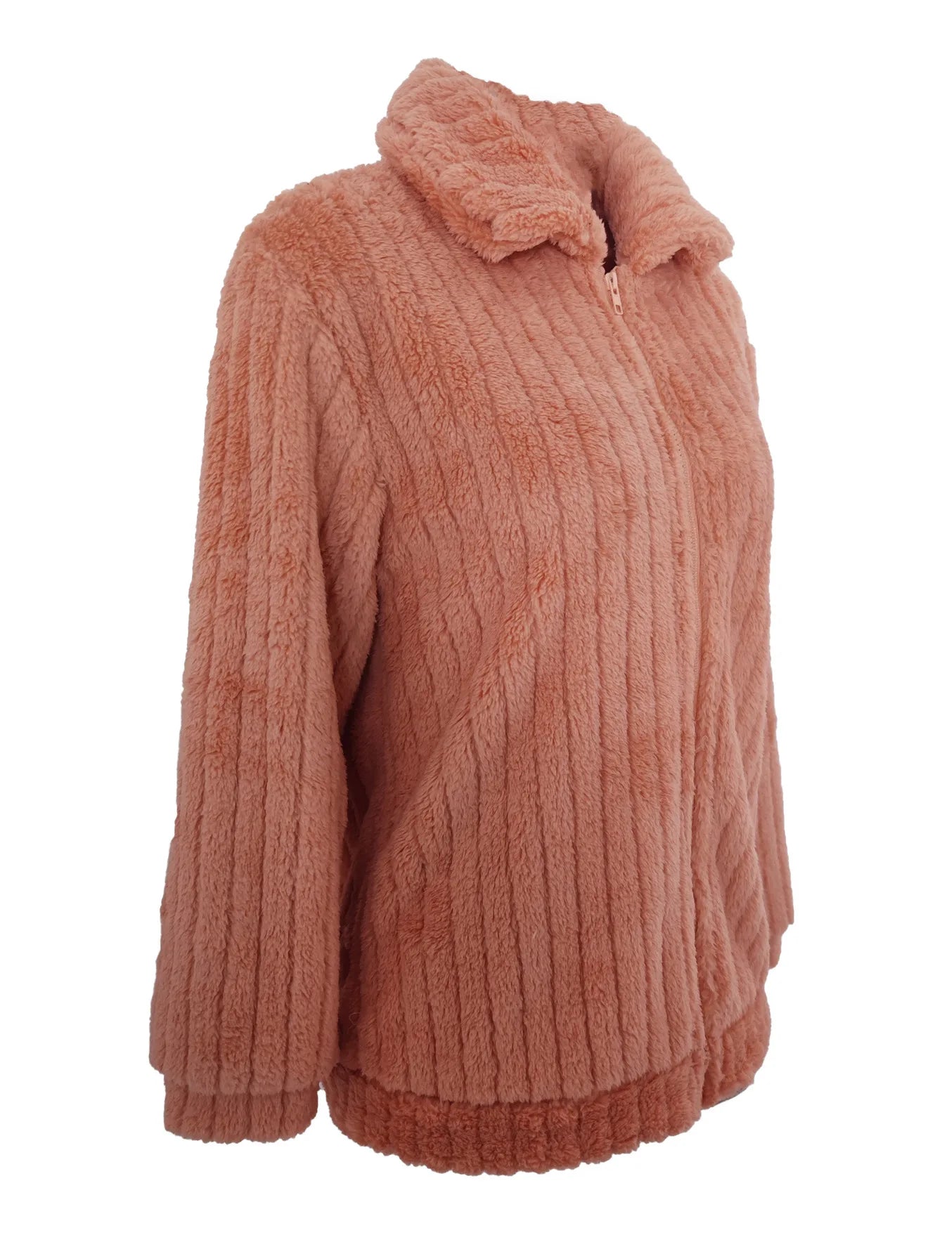 2025, Herbst und Winter, neue Mode, Damenpullover, Mäntel, Übergröße, Fleece-Strickjacke, kurzer Kragen, Tops, Damenbekleidung.