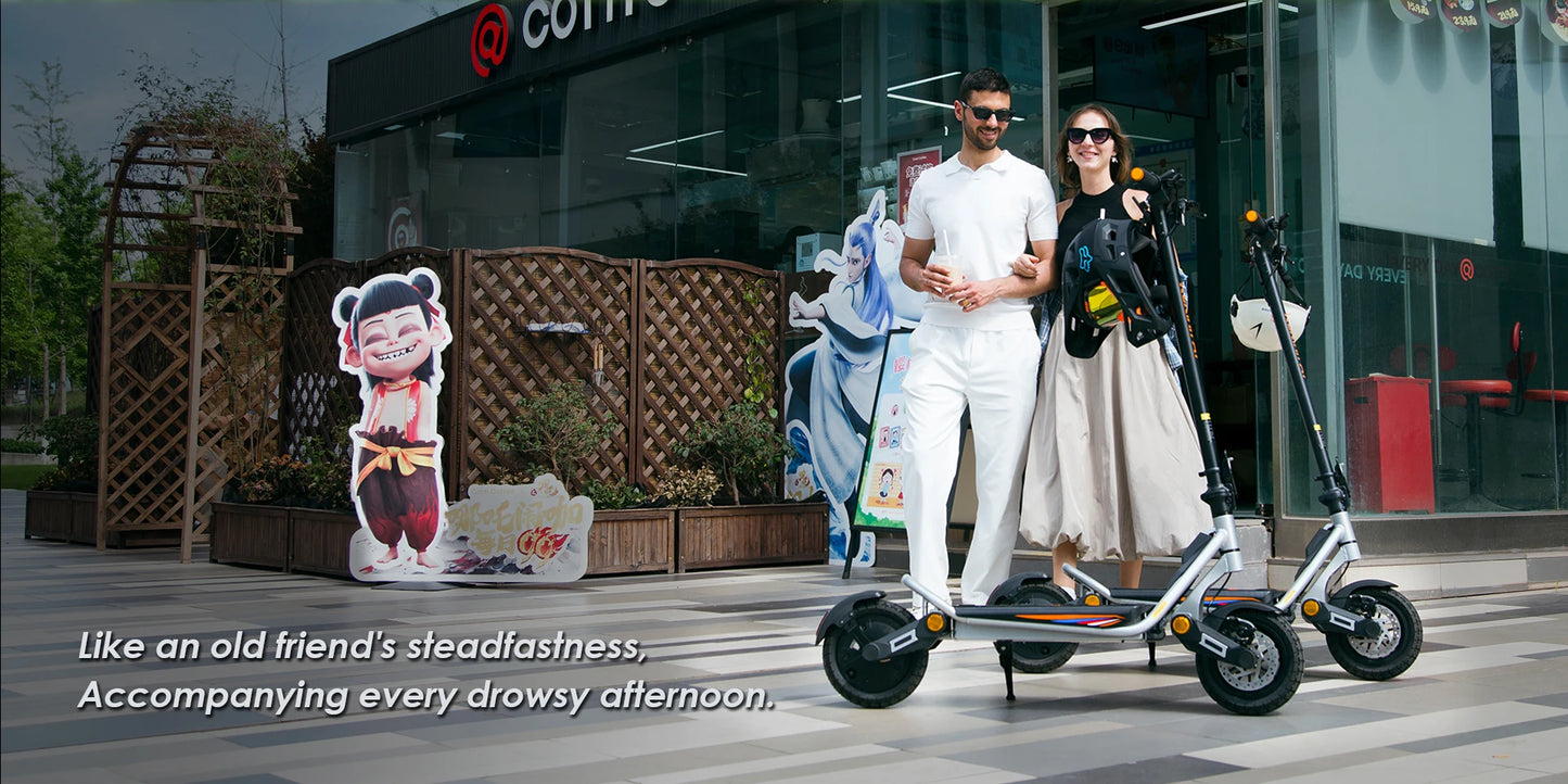 Kukirin A1 Adult Electric Scooter 800W Motor 48V 13Ah Battery Foldable Electric Scooter 10 Inch Vacuum Tires Electric Scooter.