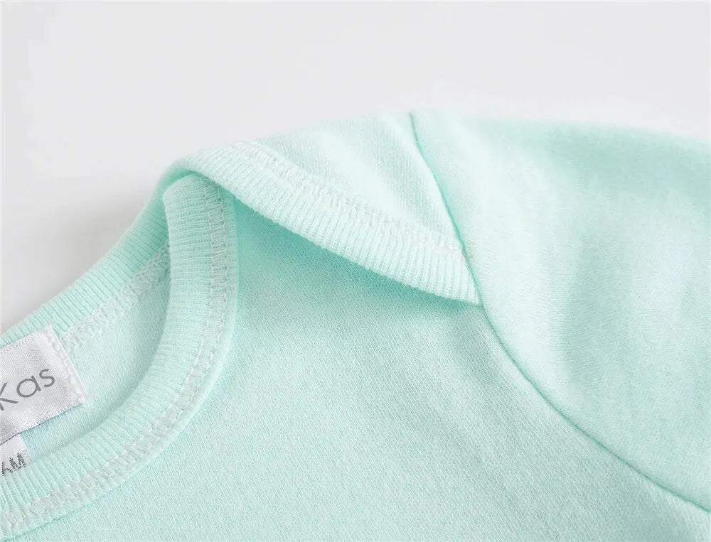 Baby Mädchen Kleidung 3 Teile/los Pour Nouveaux Baumwolle Kurzarm Mädchen Body 0-12 Monate Neugeborenen Jungen Kleidung Kleinkind.