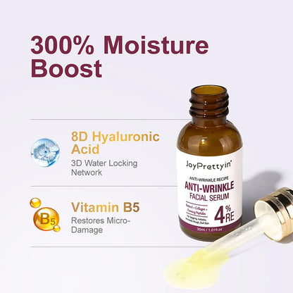 Anti-Wrinkle Retinol Face Serum Collagen Anti-Aging Lifting Firming Hyaluronic Acid Facial Serum Skin Care 30ml.