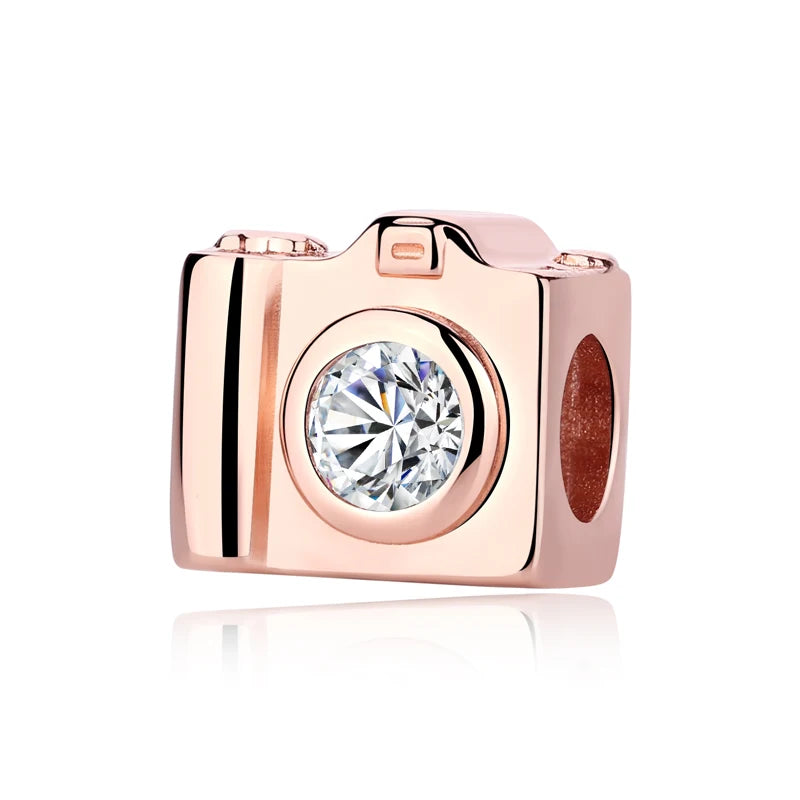 Original 925 Sterling Silver Charms Love Travel London Bus Suitcase Paris Beads Fit Brand Bracelets Necklaces Women DIY Jewelry