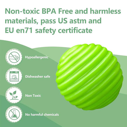 6PCS Textured Balls for Baby Sensory Play 6-12 Months, Activity Multi Soft Ball, Montessori Shower Toys for Toddlers 1-3 Years.