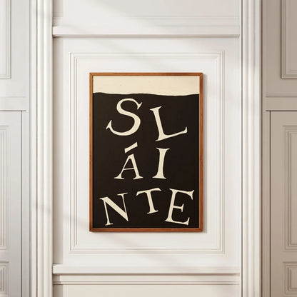 1pc Simple Trendy Text Printing Poster, Simple Canvas Wall Decoration, Modern Art Home Decoration, Living Room Decoration.