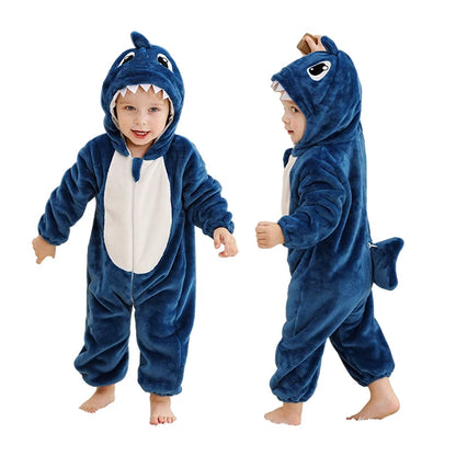MICHLEY Winter Baby Strampler Mit Kapuze Flanell Cosplay Kleinkind Infant Kleidung Insgesamt Bodys Overall Kostüm Für Kinder Mädchen Junge