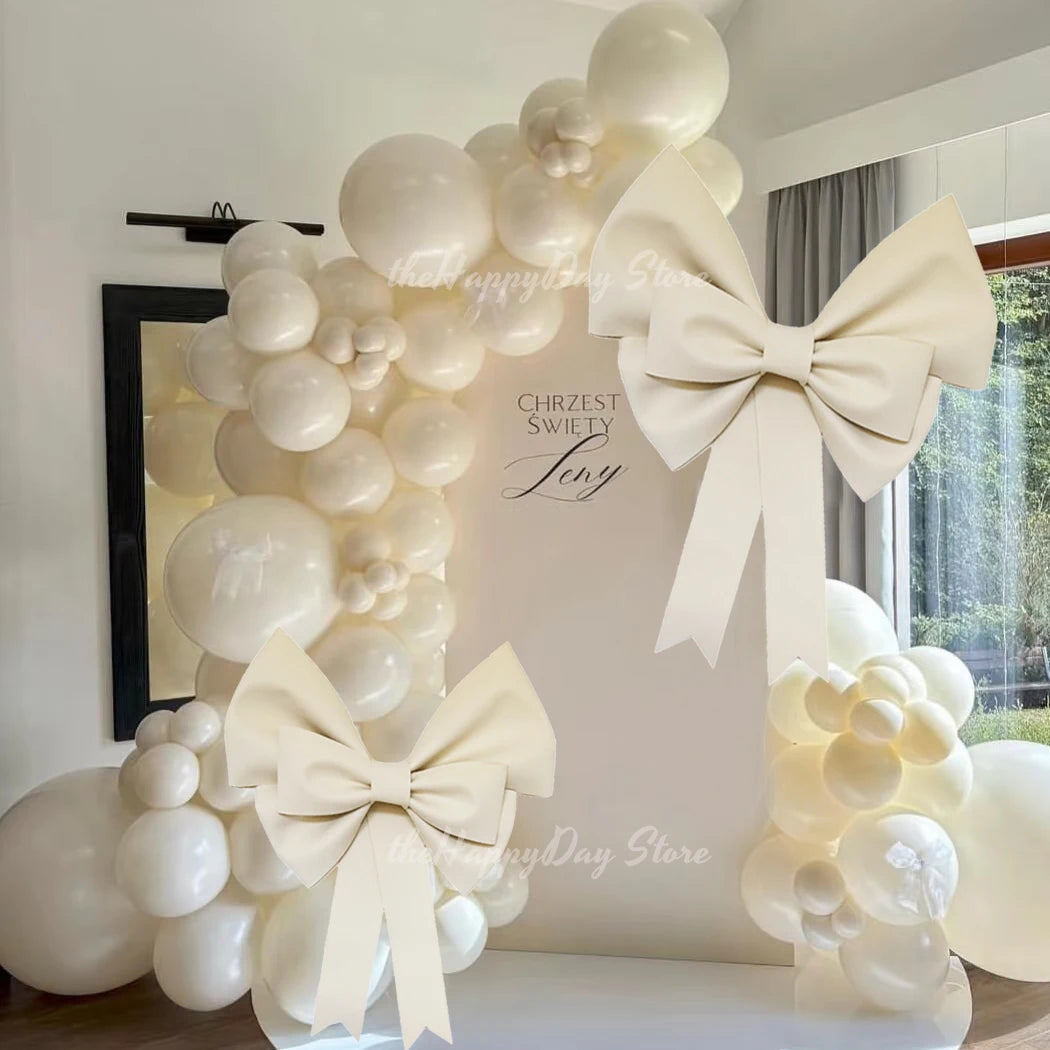 1Set Boho Dusty Pink Ballon Bogen Girlande Kit Neutral Rosa Weiß Sand Elfenbein Ballons für Mädchen Baby Dusche Geburtstag Hochzeit Deco